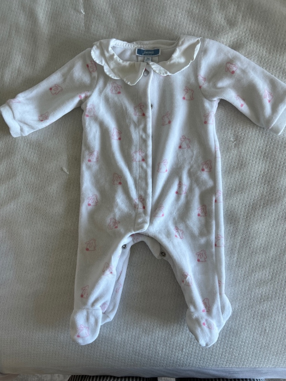 Jacadi Baby Girl Bunny One Piece